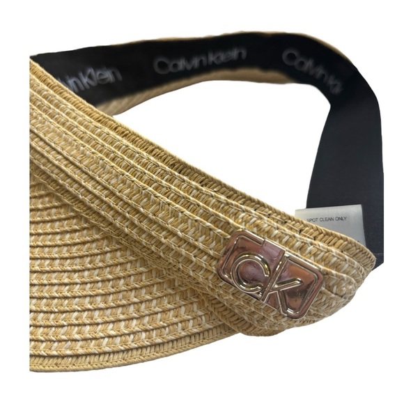 🧢Calvin Klein Tan Women's Sun Hat OS NEW🧢 - Picture 6 of 9